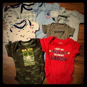 Set of 8 onesies